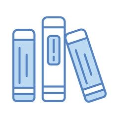 Library icon isolate white background vector stock illustration