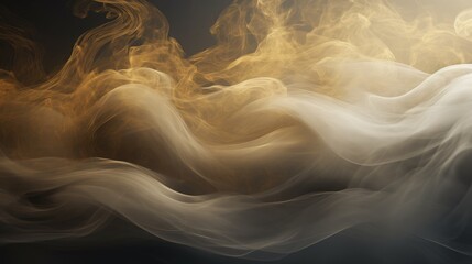 Dynamic Abstract Background with Swirling Orange Flames and Smoke - Generative AI