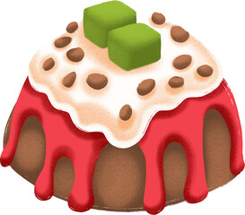 Sweet Cute Cake Illustrations