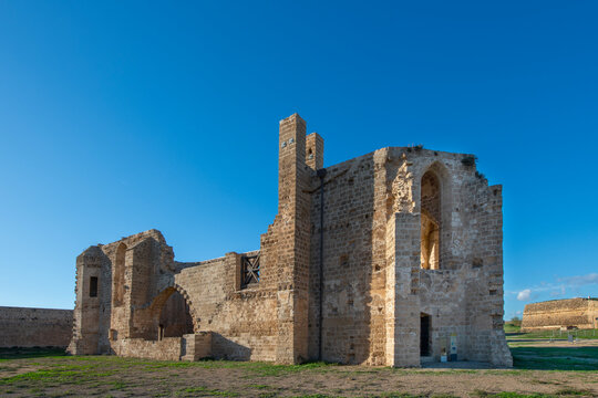 North Cyprus, Carmelite Church
Another of Famagusta's remarkable ruined churches from the Gothic period is the Church of St Mary of Carmel or the Carmelite Church.It was built in the 14 century.
