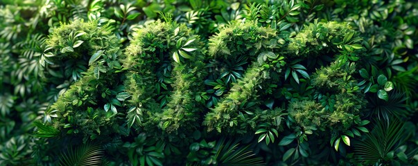 2022 Vibe: A lush greenery backdrop for your next project Generative AI