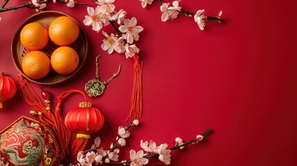 Cultural Fusion Creative Photo Highlighting Chinese New Year Celebrations