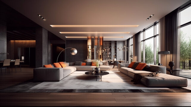 Urban Elysium: A Visual Expedition into the Pinnacle of Sleek Minimal Interior Design in an Apartment, Weaving a Tale of Contemporary Opulence, Tranquil Luxury, and Timeless Design Artistry