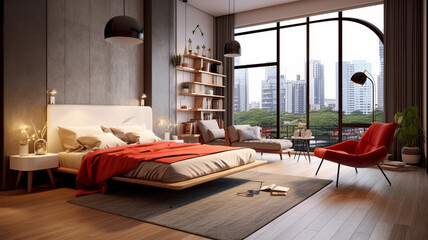 Elevated Simplicity: Discovering the Artistry of Modern Sleek Minimal Interior Design in an Urban Apartment, A Fusion of Contemporary Flair, Tranquil Sophistication, and Effortless Style