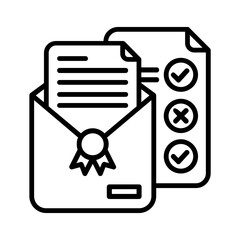 File line icon Illustration vector grapic