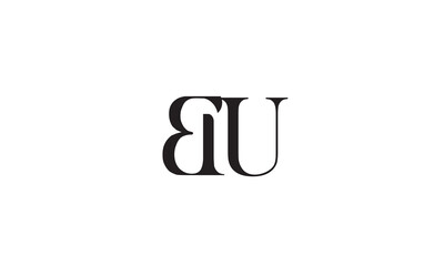 BU, UB, U, B Abstract Letters Logo Monogram