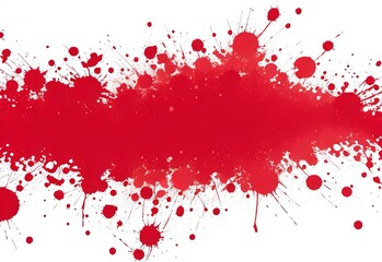 Red splatters abstract background premium vector