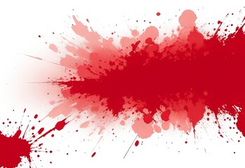 Red splatters abstract background premium vector