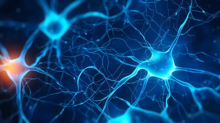 Naklejka premium Human cell or embryonic stem cell medicine, human cell biology DNA molecular structure