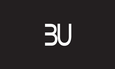 BU, UB, U, B Abstract Letters Logo Monogram