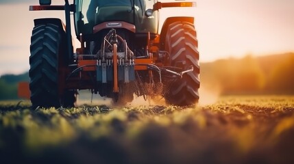 The tractor's advanced engine management system optimizes fuel efficiency, reducing operating costs