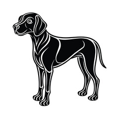 Vizsla graphic vector EPS
