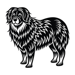 Tibetan�Mastiff graphic vector EPS
