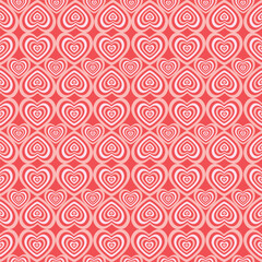 seamless pattern with hearts