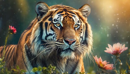 tiger in the jungle