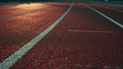 A dynamic sports scene, like a running track, suitable for sports-related articles