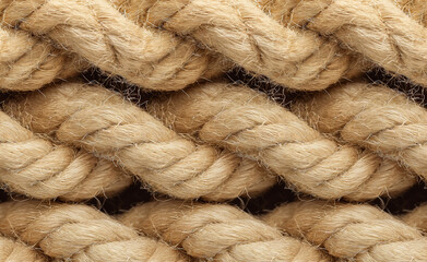 Intricate Details of Seamless Ropes Pattern Up Close