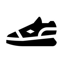 Trendy Sneakers Solid Icon