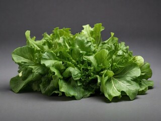 fresh lettuce on a wooden background