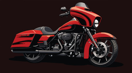 Motorbike illustration vector