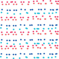 colored screentone or confetti background with dots