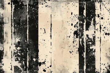 grunge textures, blending vintage beige, black, and white. Tailored for a trendy design, this backdrop with a captivating vector pattern and old video overlay grit and grain effects adds character