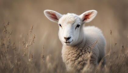 A lambs portrait, wildlife photography