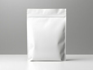 3D blank Coffee Pouch mockup with isolated background