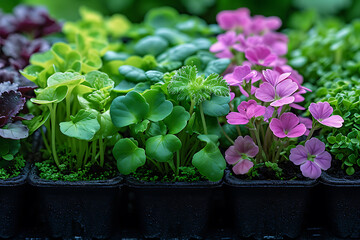 microgreens, cultivation of microgreens, Concept of home gardening