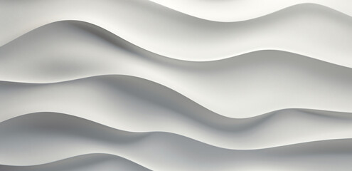 a white, wavy background, ceramic, accurate topography, soft-edged