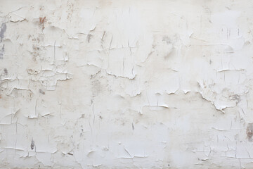 Fototapeta premium cracks in an old white wall, poured, photo-realistic hyperbole, chalk, hard-edged