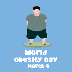 World Obesity Day vector design perfect for the celebration of the day.