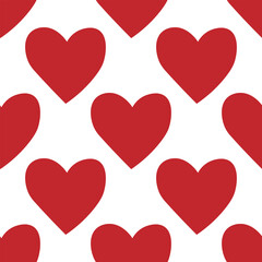 Cute romantic hearts seamless pattern.Valentine's day. Holidays background. Perfect for print romantic wedding design