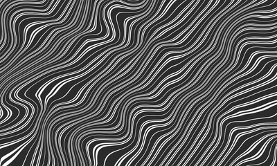 Fototapeta na wymiar Wave abstract background. Curved lines