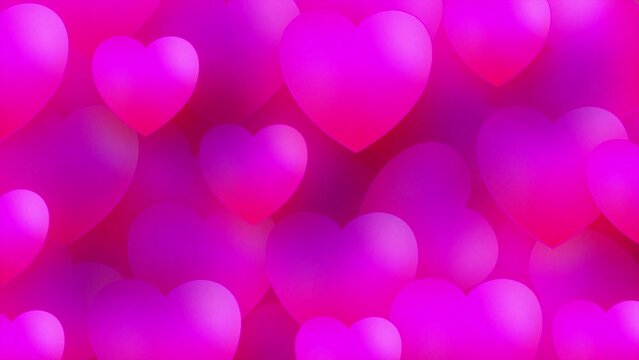 Valentine Day Romantic Background, wedding, wedding ceremony, honeymoon, proposal, wedding diary, relationship memories, love particle glowing pink heart animation 4k backdrop