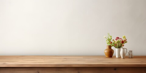 Kitchen table with empty space