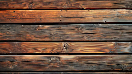 background of wooden surface made up of horizontally aligned wooden planks.