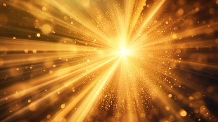 a bright, radiant burst of light with golden hues.