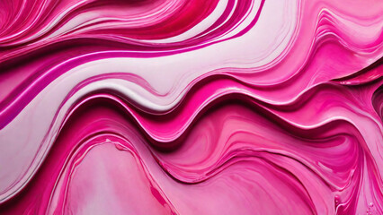 Pink using fluid art technique with alcohol paints. Generative AI, Generative, AI