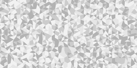 Abstract geometric background vector seamless technology gray and white background. Abstract geometric pattern gray Polygon Mosaic triangle Background, business and corporate background.