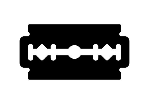 Icono de una cuchilla de afeitar cl&aacute;sica