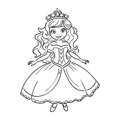 Little Princess Coloring page for kids