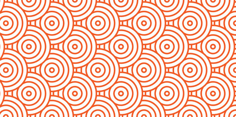 Modern diamond geometric ocean spiral pattern and abstract circle wave lines. pink seamless tile stripe geomatics overlapping create retro square line backdrop pattern background. Overlapping Pattern.