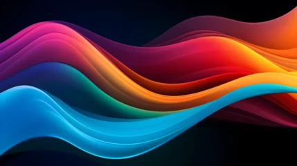 Poster Colorful waves wallpapers for iphone and android. the best free desktop wallpapers for iphone and android. free desktop wallpapers for iphone and android. free desktop wallpapers for,, Trendy Wave Gra © Rehman