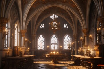 Medico della Peste. liquid gold. Inside medieval castle