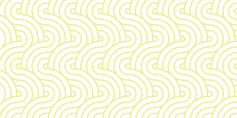 Fototapeta premium Modern diamond geometric waves spiral pattern and abstract circle wave lines. brown seamless tile stripe geomatics overlapping create retro square line backdrop pattern background. Overlapping Patter