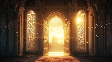 Islamic Ramadan greeting background