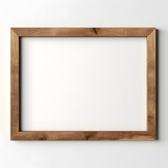 Beautiful picture frame isolated on white background
