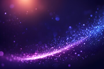 Fototapeta premium Indigo glow particle 