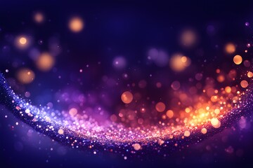 Fototapeta premium Indigo glow particle 